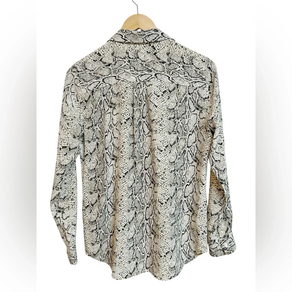 Equipment Femme Women's Classic Sandwashed Crepe De Chine Silk Slim Size S - Picture 8 of 12
